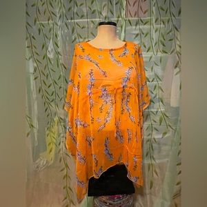 California Woman Sheer Kaftan with drawstring